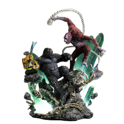 Godzilla X Kong Das neue Imperium Kong gegen Skar King Statue von Prime1 Studios