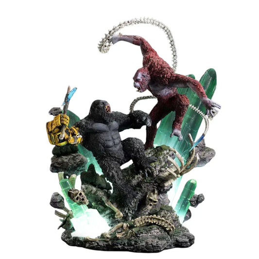 Godzilla X Kong Das neue Imperium Kong gegen Skar King Statue von Prime1 Studios