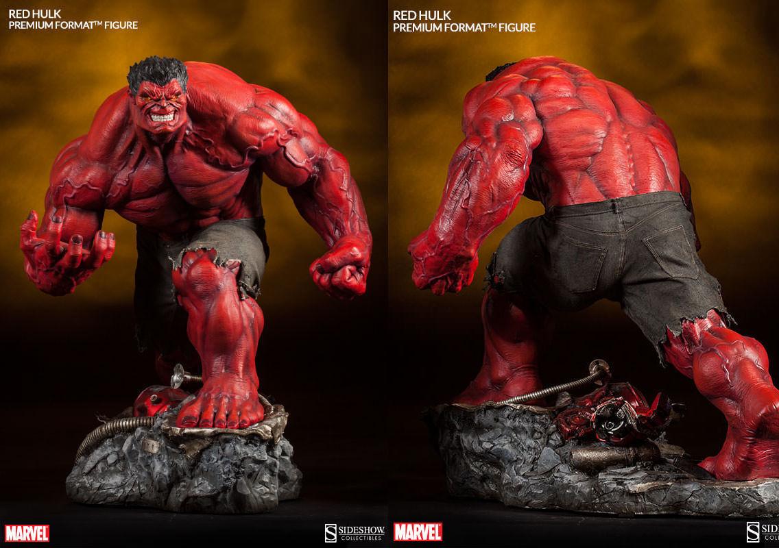 Red Hulk Premium Format von Sideshow Collectibles