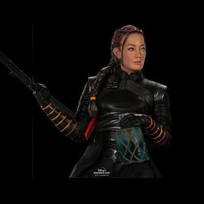 Der Mandalorianer - Boba Fett und Fennec Shand auf dem Thron Deluxe Art Scale 1/10 Statue