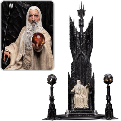 Der Herr der Ringe Saruman der Weiße auf dem Thron 1:6 Maßstab Statue