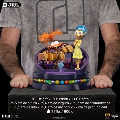Inside Out 2 - Joy & Anxiety Deluxe 1/10 Statue von Iron Studios