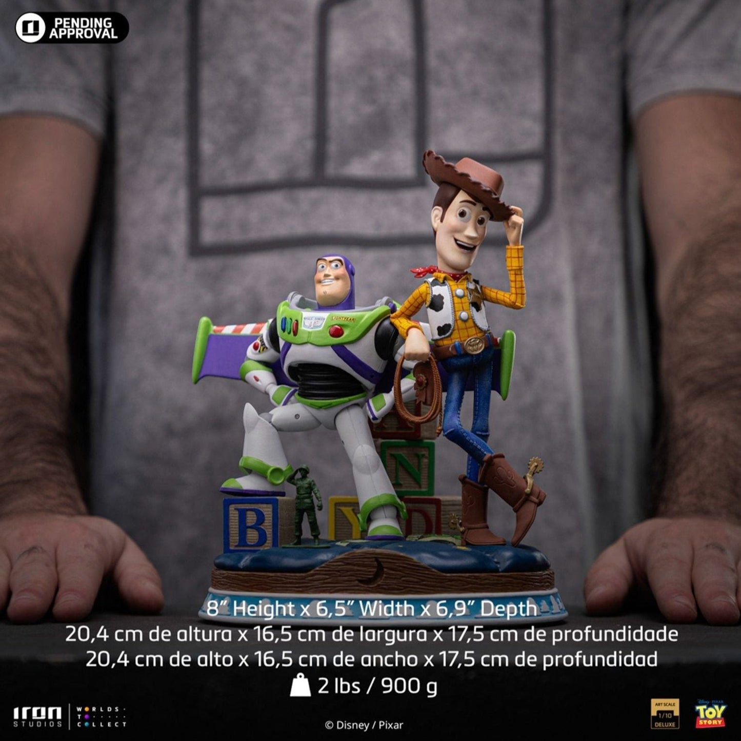 Buzz & Woody (Toy Story) Deluxe 1/10 Statue von Iron Studios