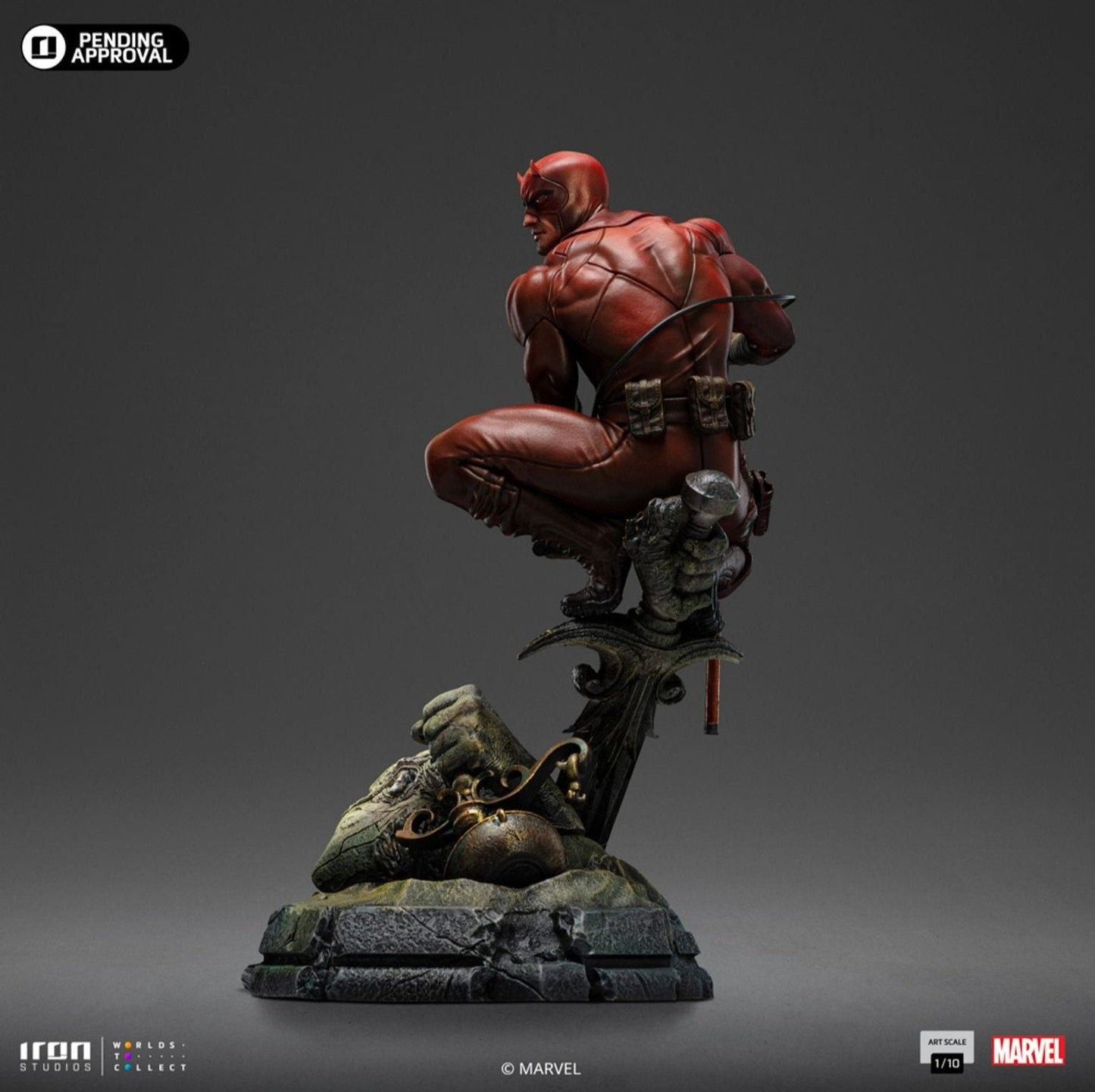 Daredevil Unleashed 1/10 Statue von Iron Studios