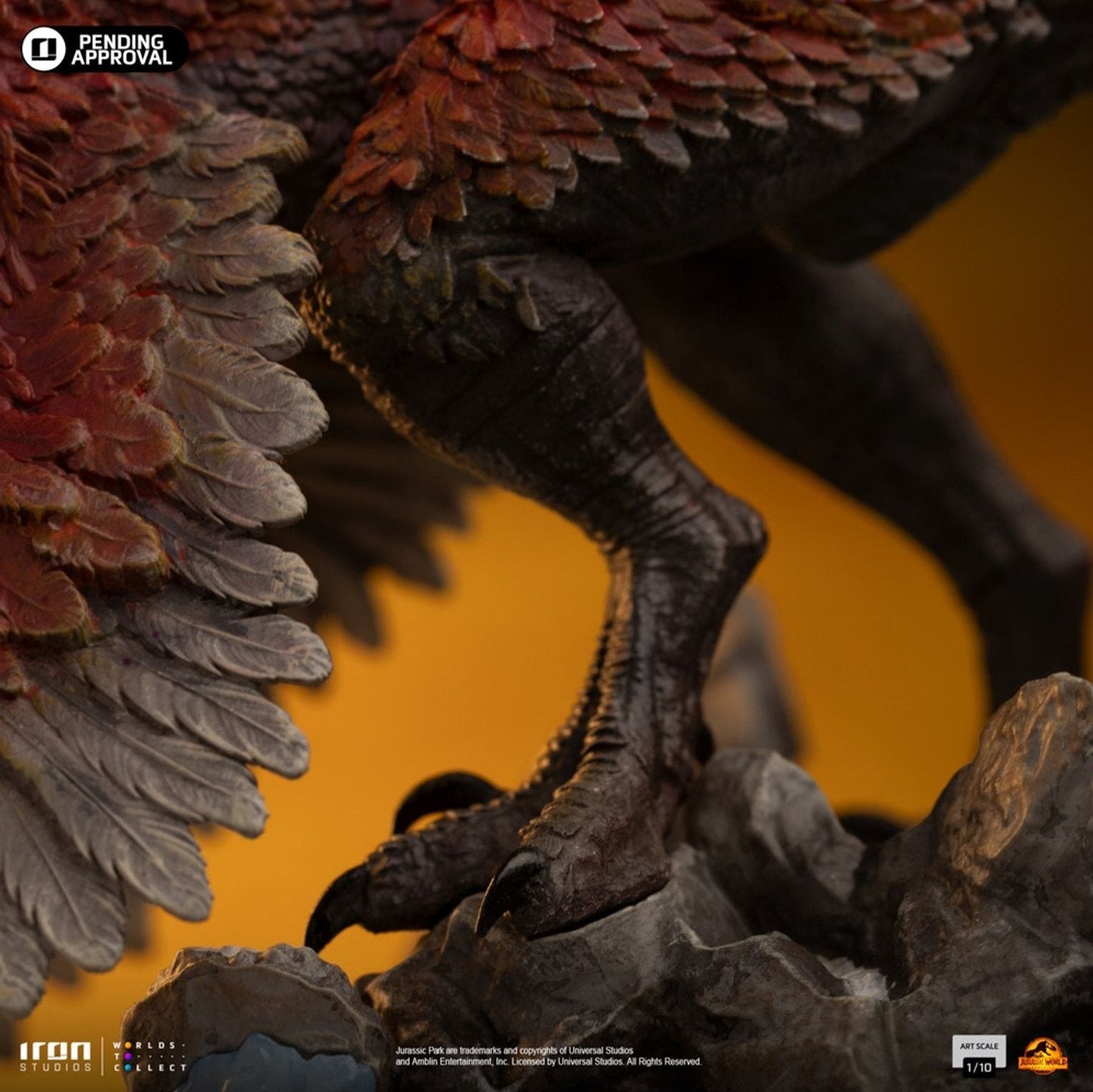 Pyroraptor - Jurassic World: Dominion 1/10 Statue
