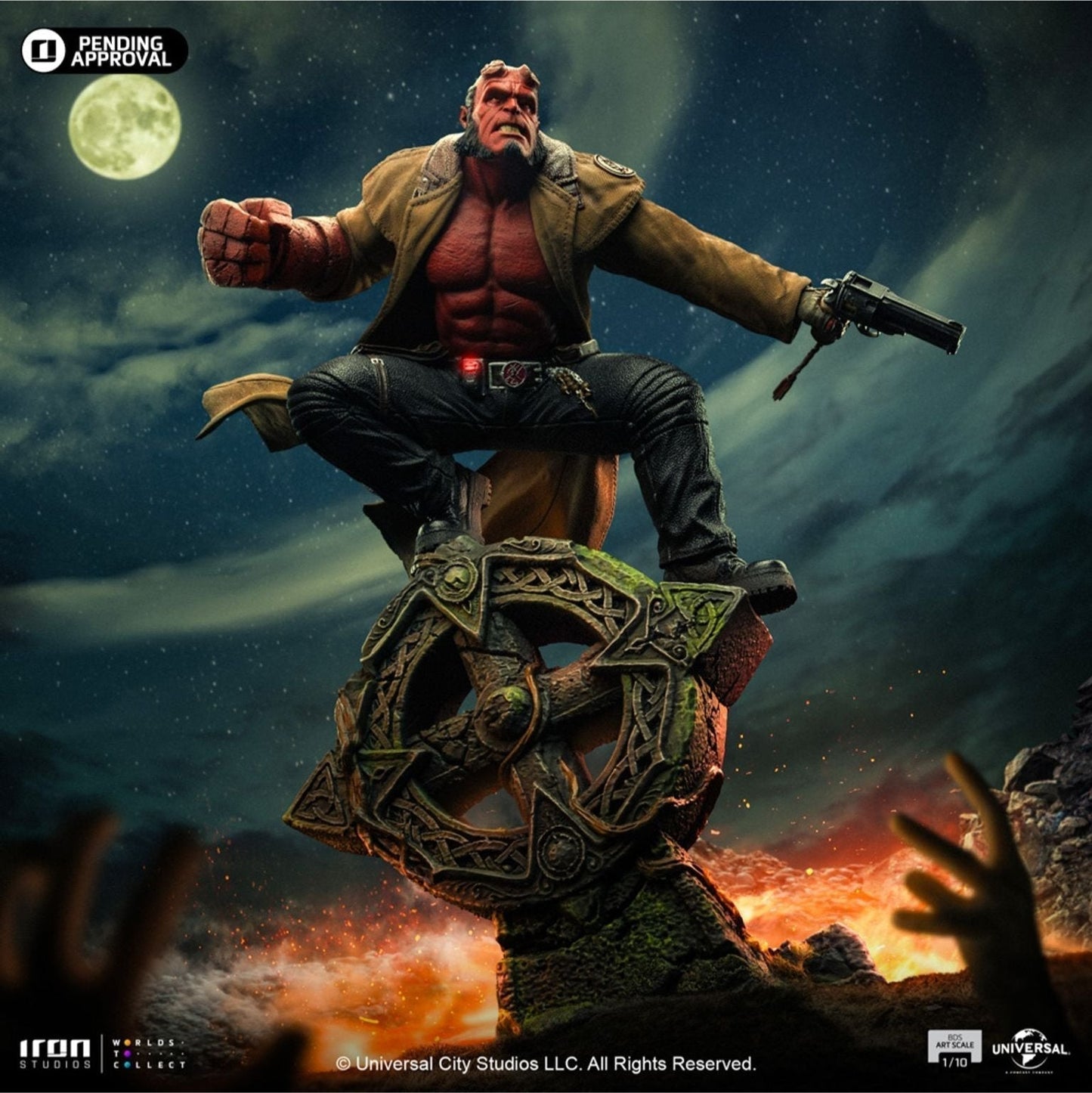 Hellboy (Hellboy 2) 1/10 Statue von Iron Studios