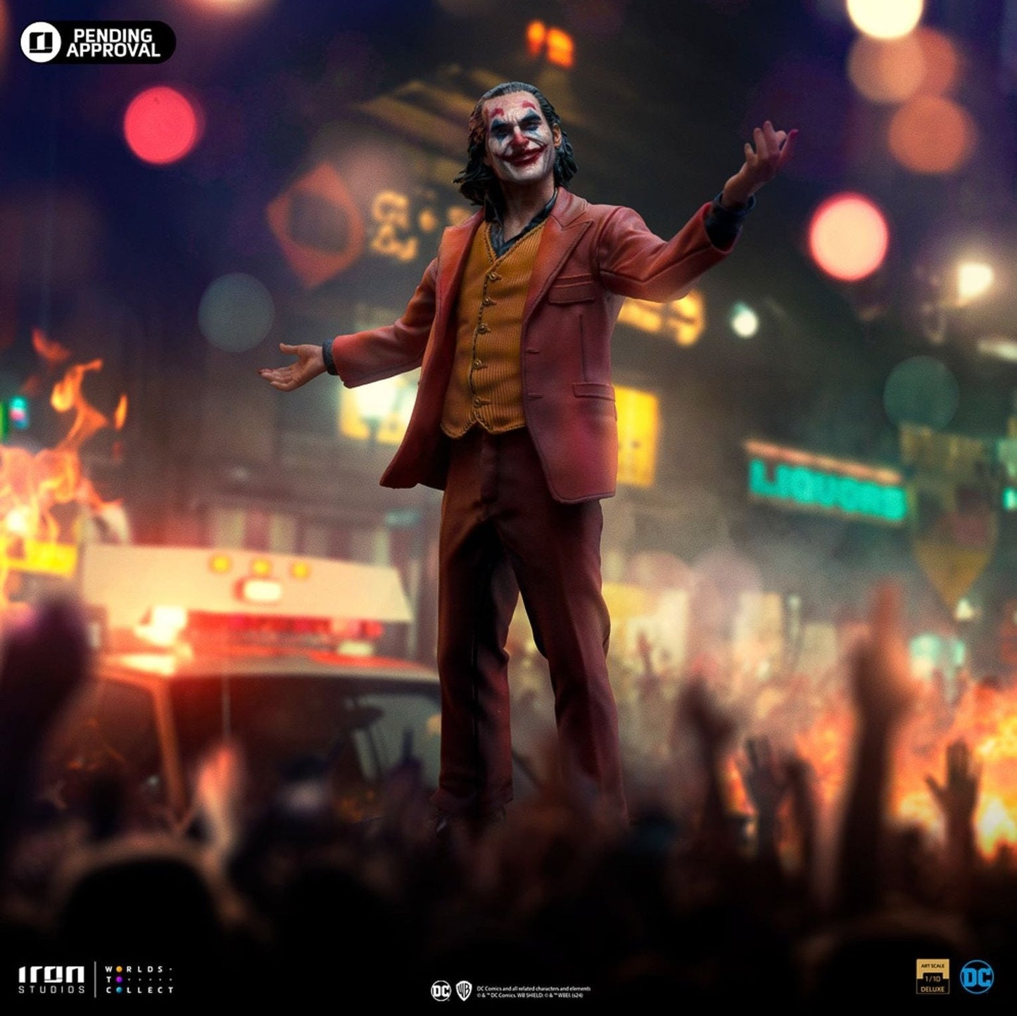 Joker (Arthur Fleck) Deluxe 1:10 Skala Statue von Iron Studios