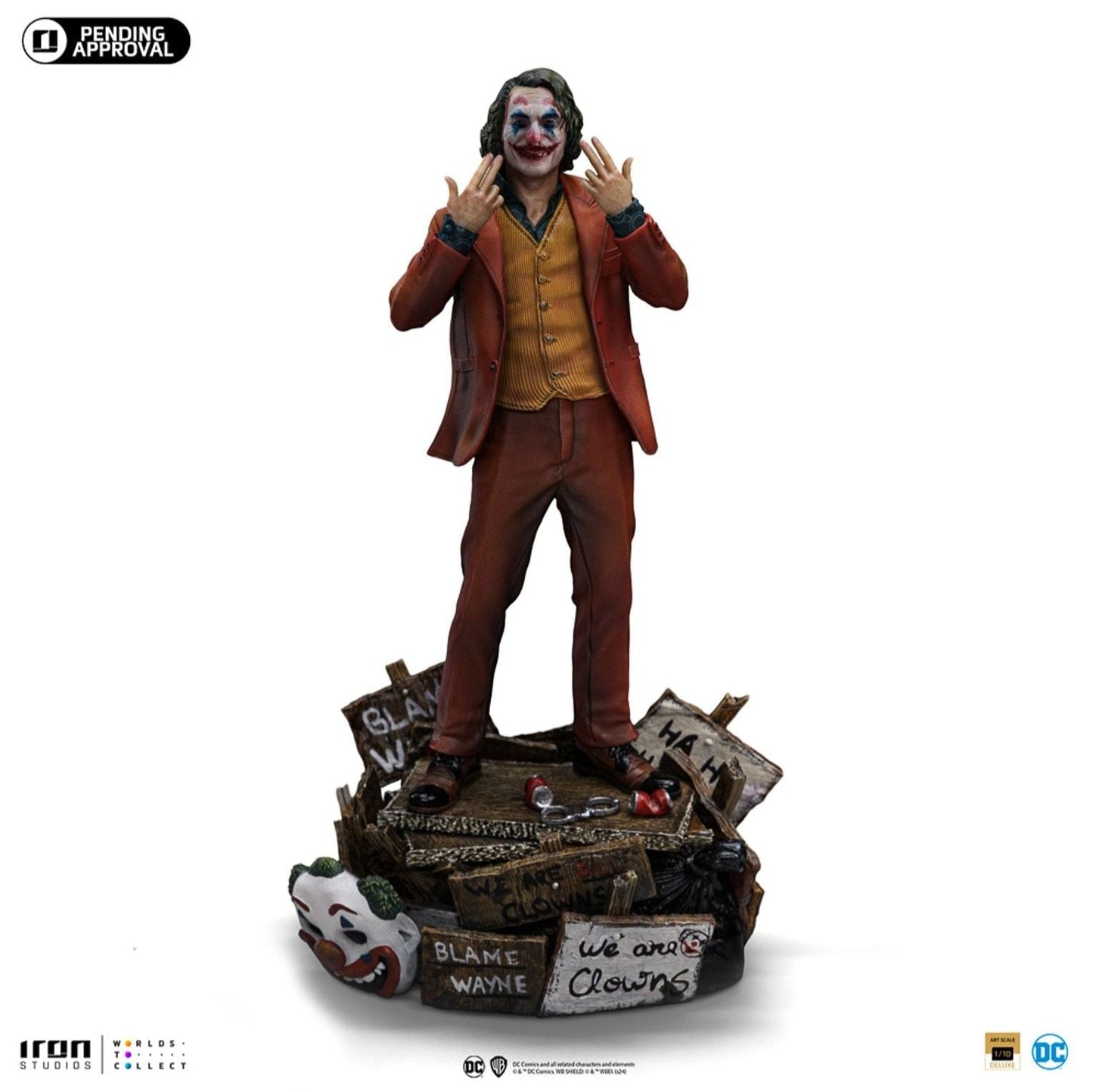 Joker (Arthur Fleck) Deluxe 1:10 Skala Statue von Iron Studios