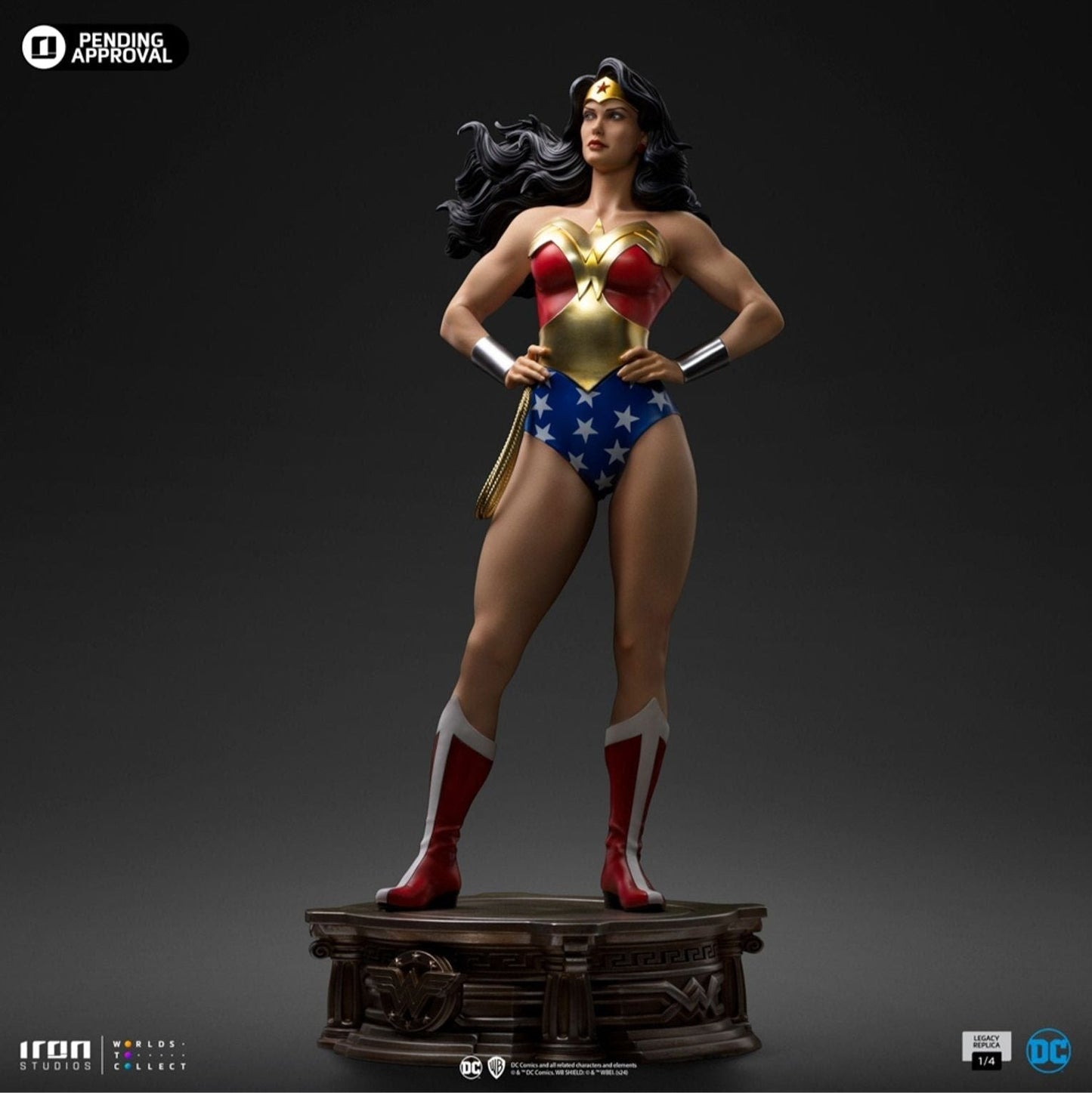 Wonder Woman DC Trinity Legacy Replica 1/4 Statue von Iron Studios