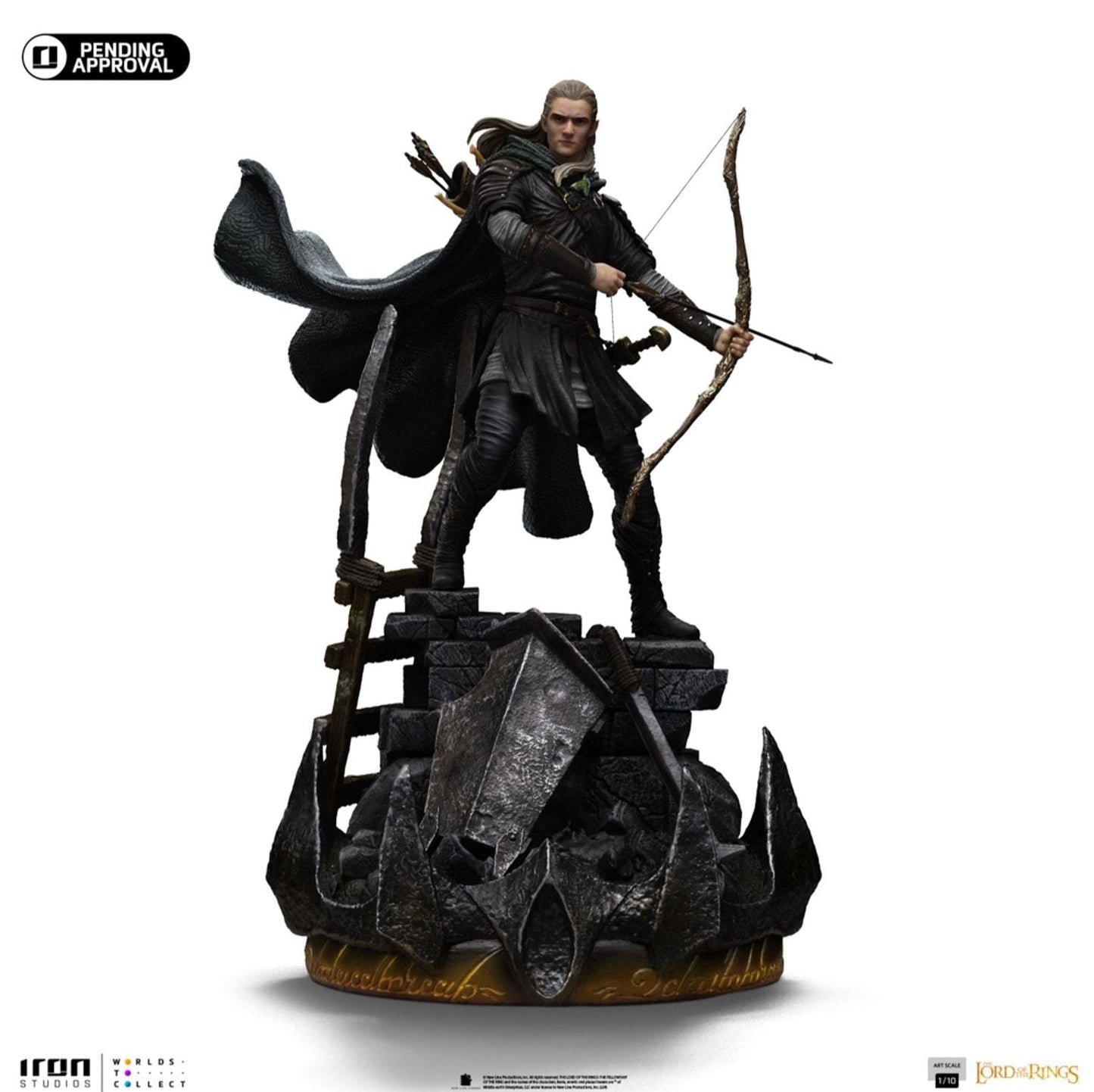 Legolas Entfesselt Die Herr der Ringe Kunst-Skala 1/10 Statue von Iron Studios