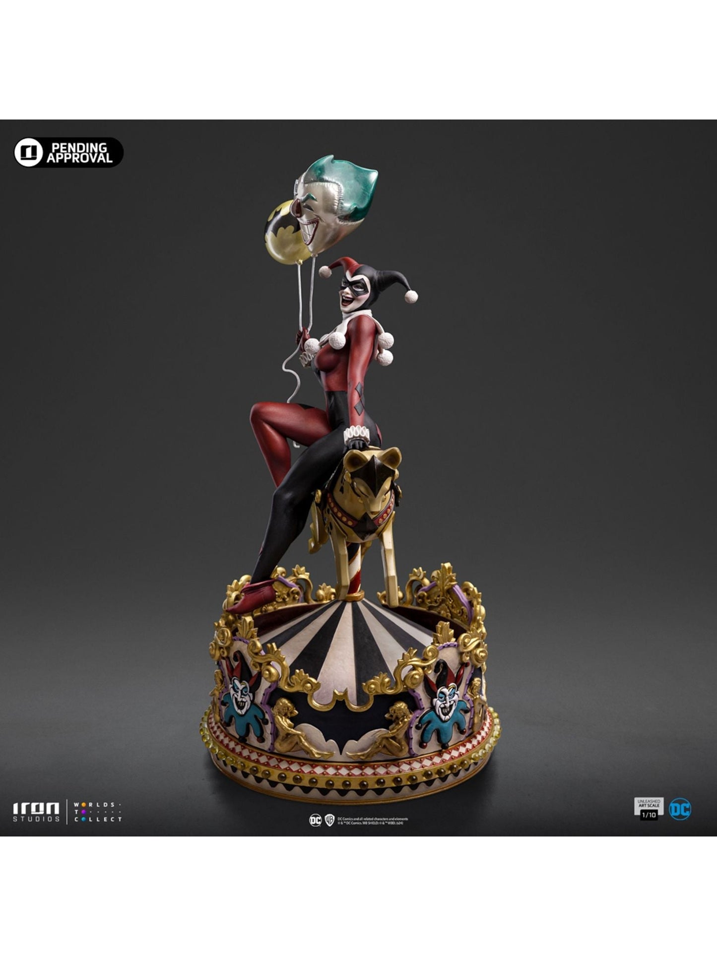 Harley Quinn Unleashed Art Scale 1/10 Statue von Iron Studios