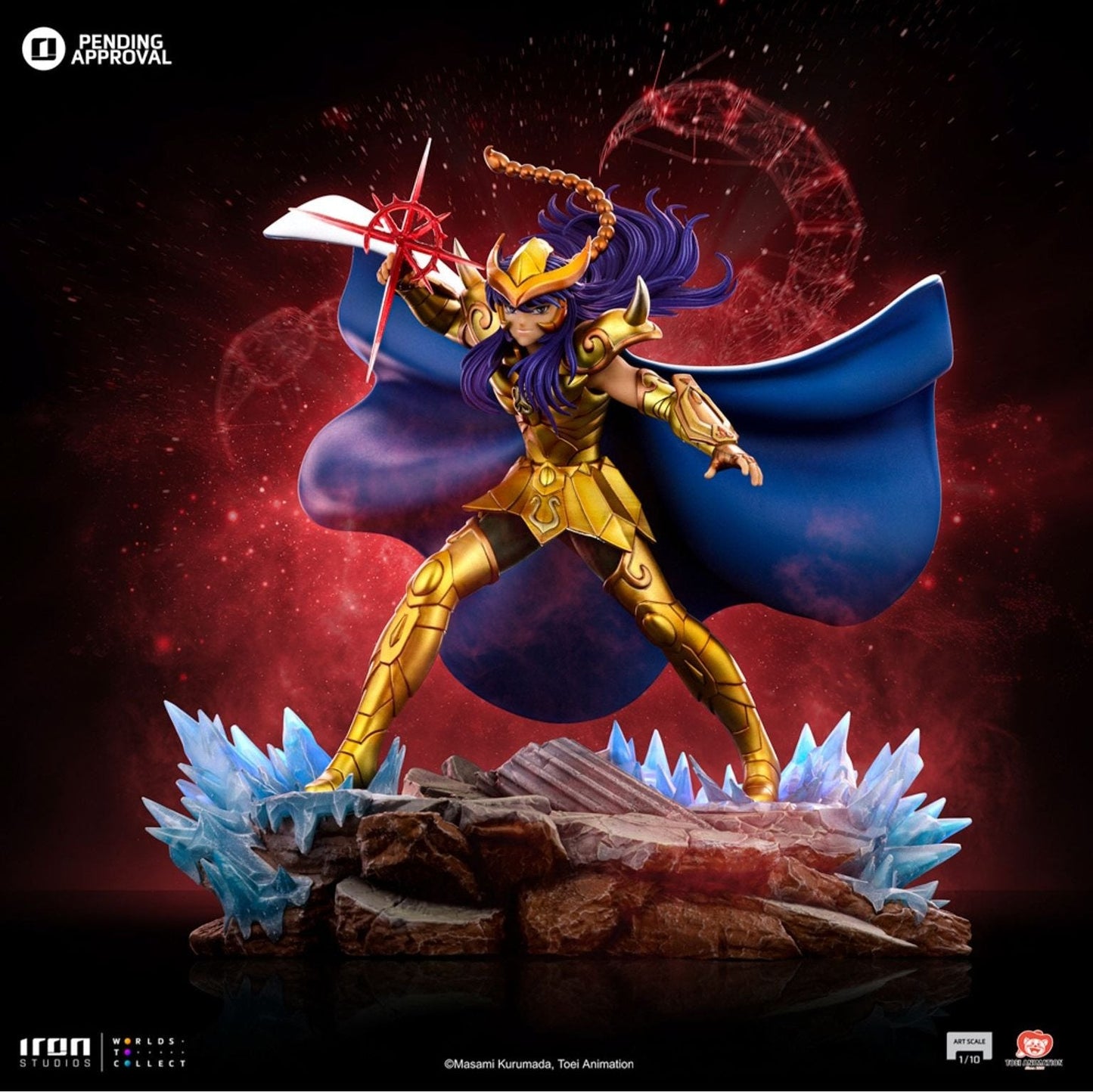 Skorpion Milo (Saint Seiya) Art Scale 1/10 Statue von Iron Studios