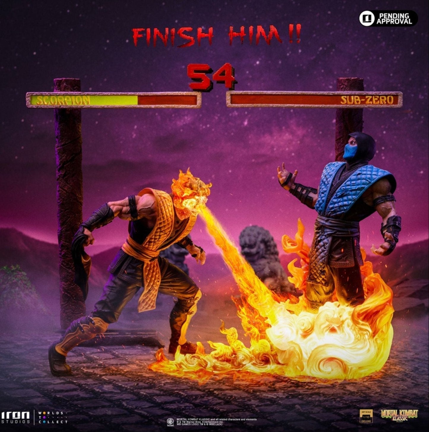 Scorpion Fatality (Mortal Kombat) Kunstmaßstab 1/10 von Iron Studios
