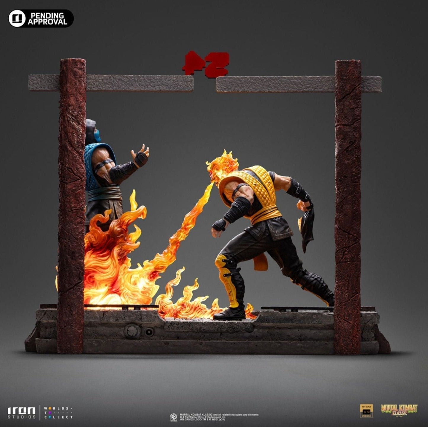 Scorpion Fatality (Mortal Kombat) Kunstmaßstab 1/10 von Iron Studios