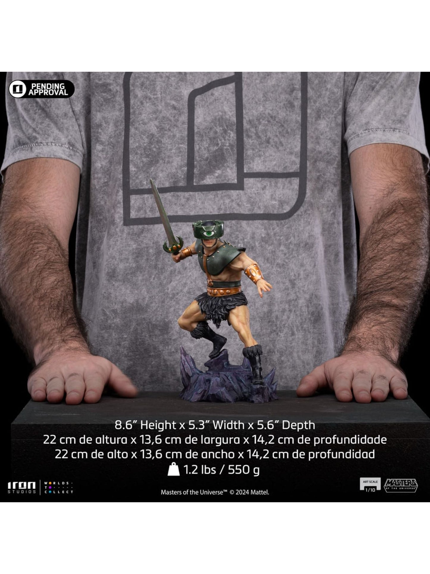 Triklops (Masters of the Universe) Statue von Iron Studios