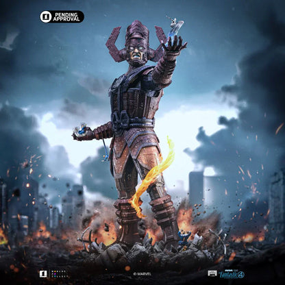 Fantastische Vier Galactus Diorama Deluxe Demi Art Statue von Iron Studios