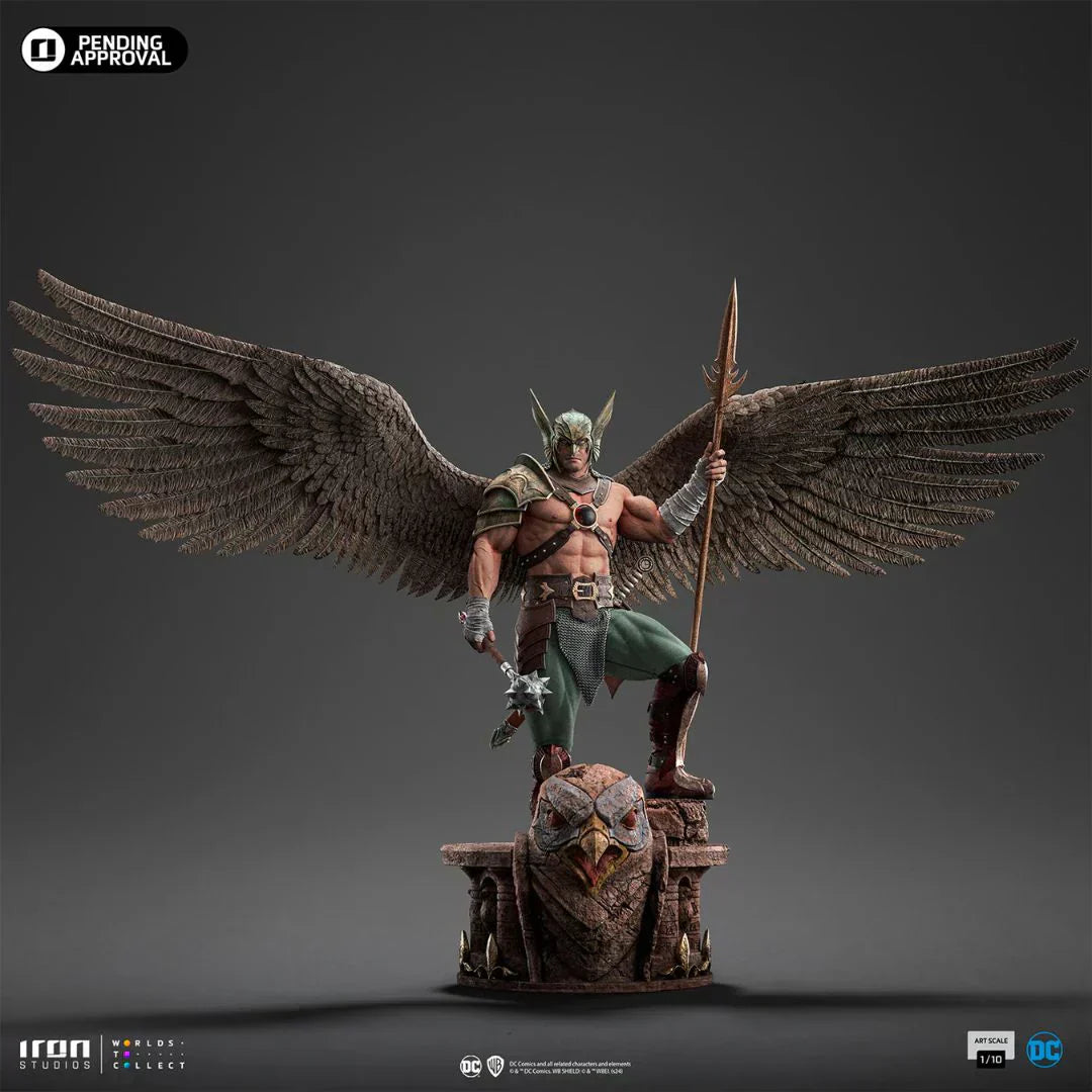 Hawkman 10. Jubiläum Statue von Iron Studios