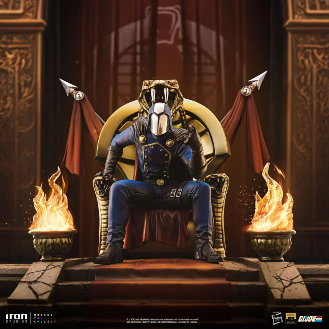 GIJOE Cobra Commander Statue von Iron Studios