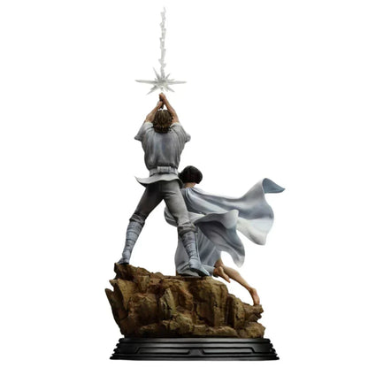 Star Wars Luke und Leia Deluxe Statue von Iron Studios