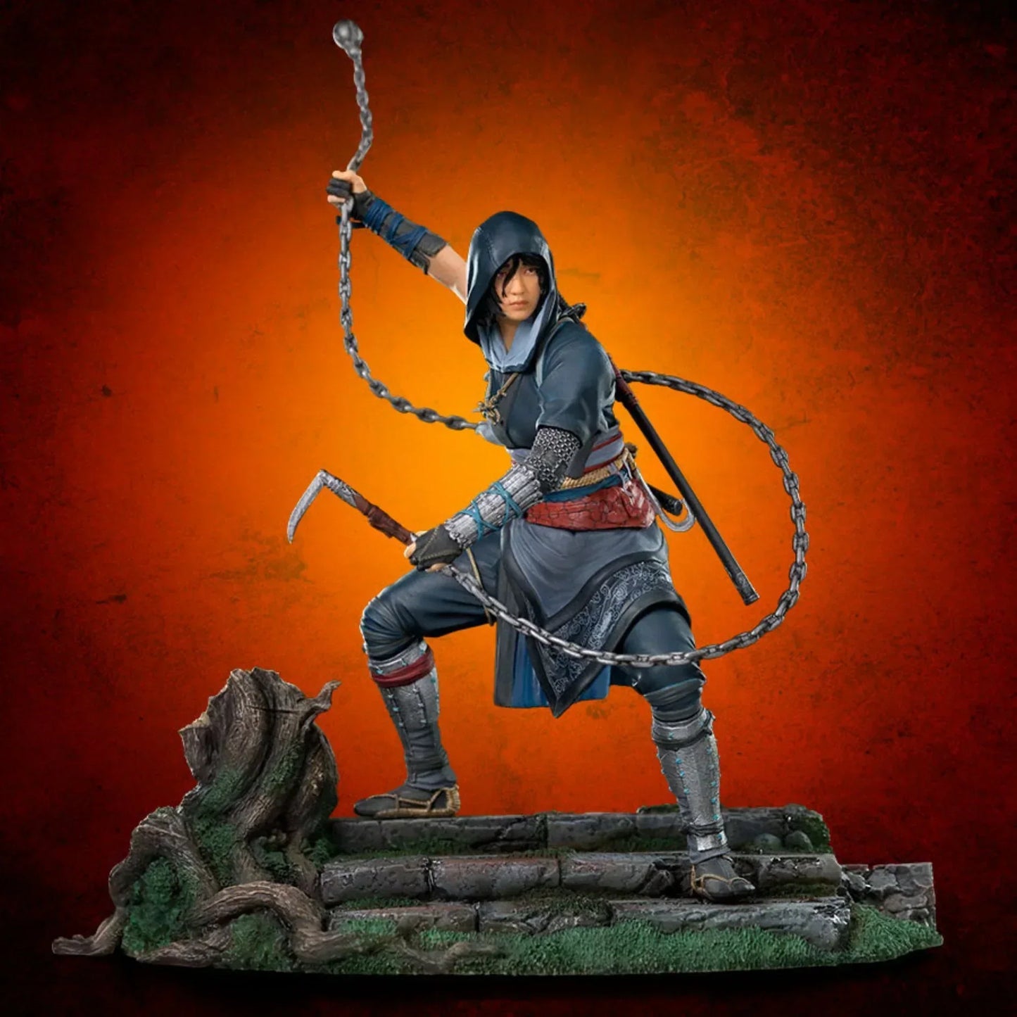 Naoe Assassin's Creed Shadows Statue von Iron Studios