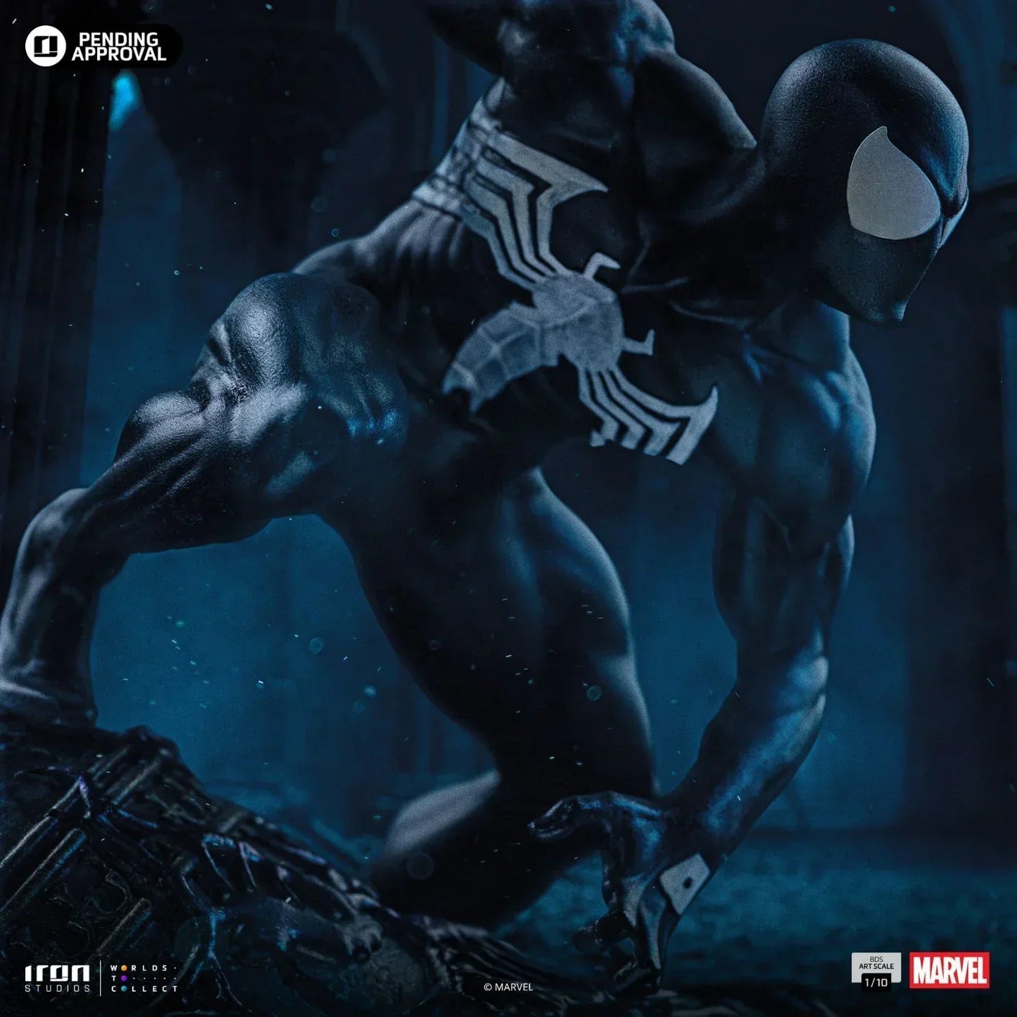 Spider-Man Schwarze Bds Kunststatue von Iron Studios
