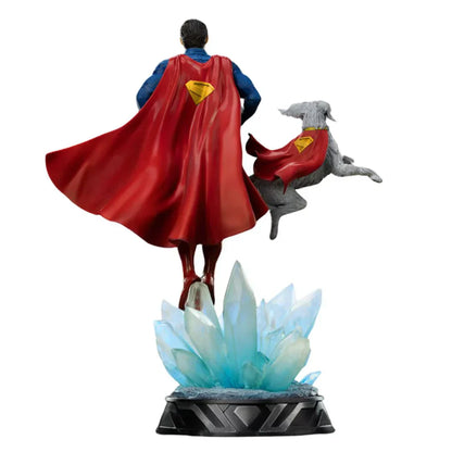 Superman & Krypto Art Scale Statue von Iron Studios