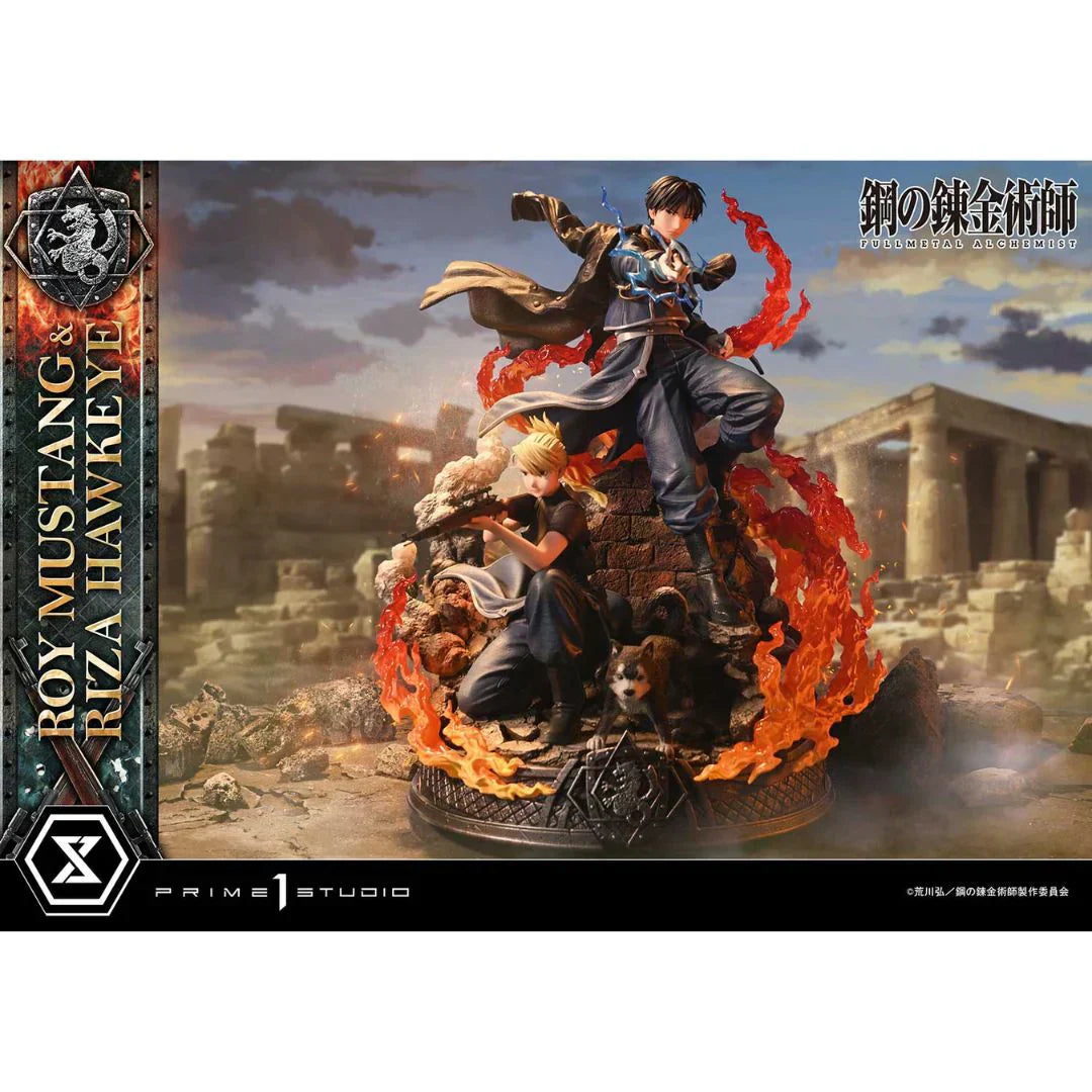 Fullmetal Alchemist Roy Mustang & Riza Hawkeye Dx Regular Version Statue von Prime1 Studio