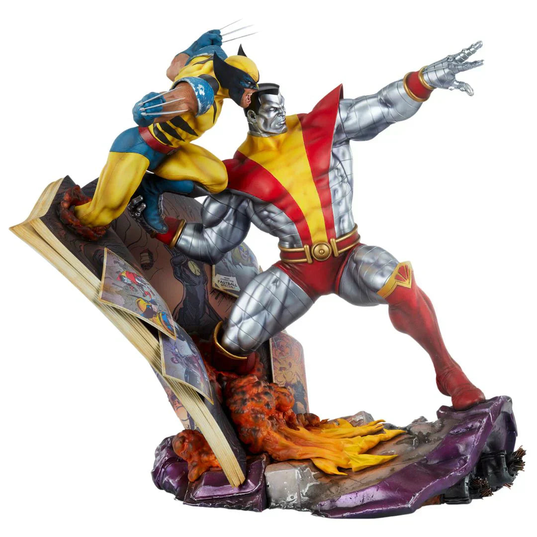 Fastball Special: Colossus und Wolverine Statue von Sideshow Collectibles