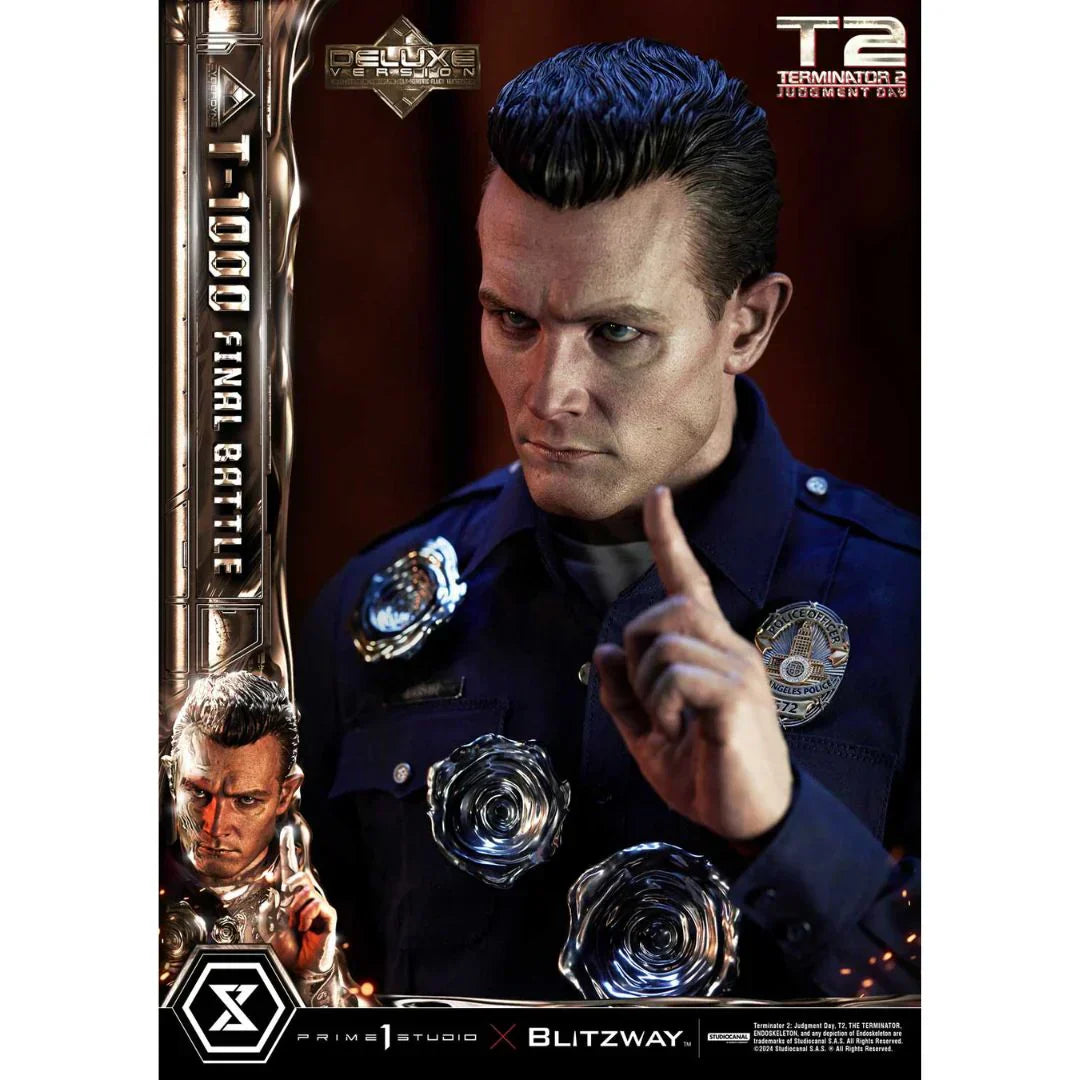 Terminator 2: Tag der Abrechnung T-1000 Final Battle DX Bonus Version Statue von Prime1 Studios