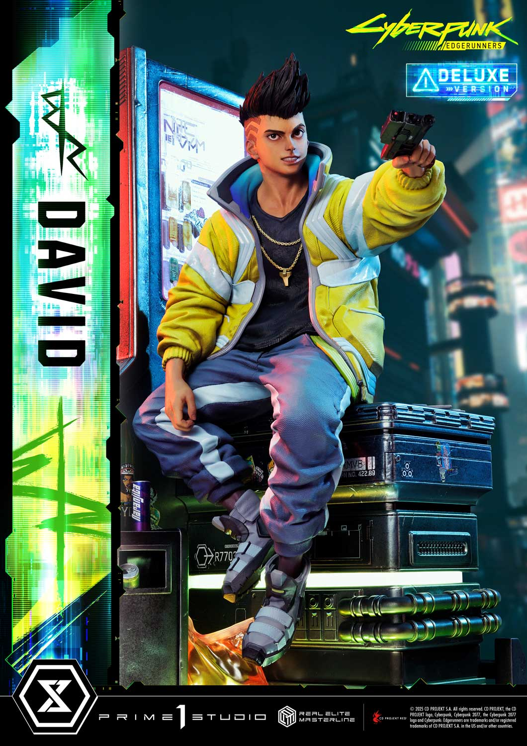 Cyberpunk Edgerunners David DX Bonus Version von Prime 1 Studio