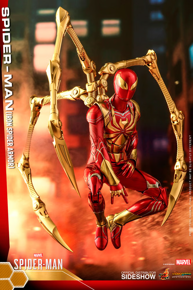Spider-Man (Iron Spider Armor) Sixth Scale Figur von Hot Toys