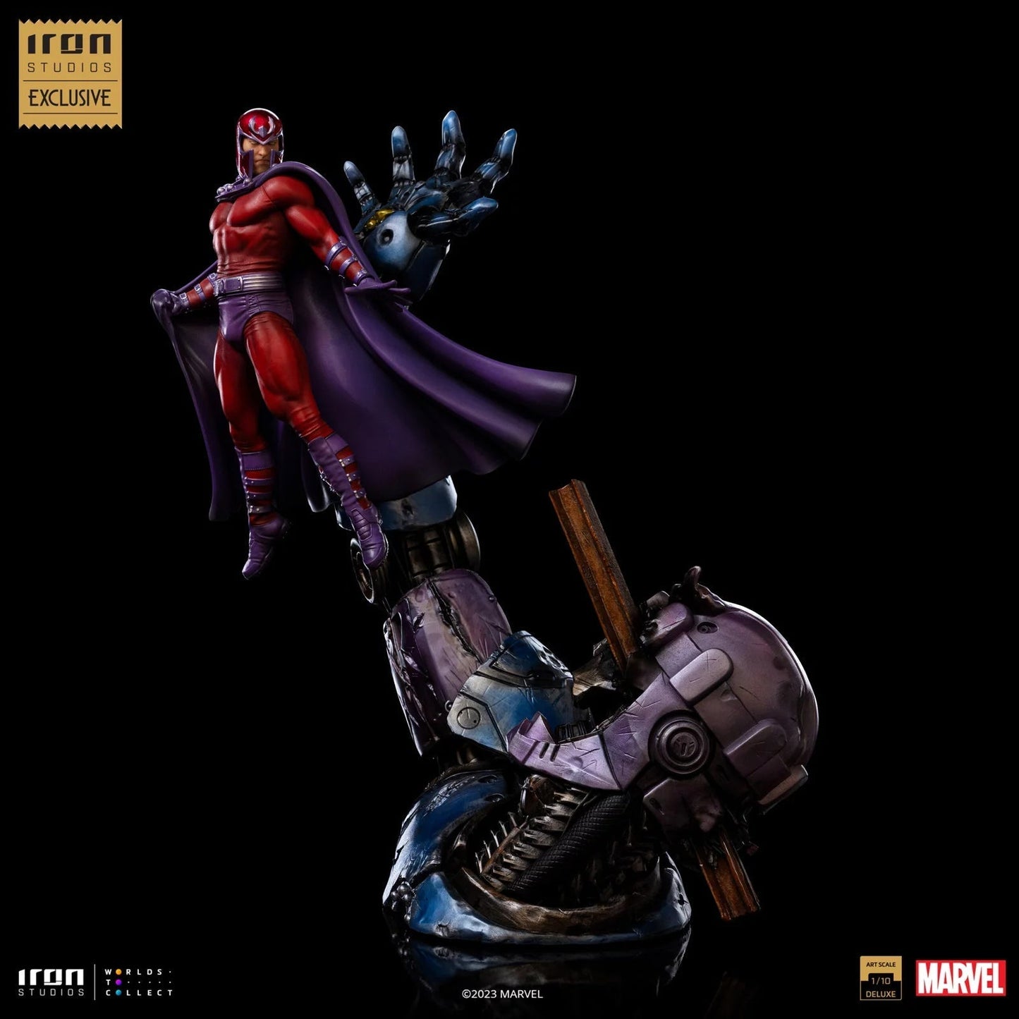 Magneto vs Sentinel CCXP Exklusiv 1/10 Maßstab Diorama von Iron Studios