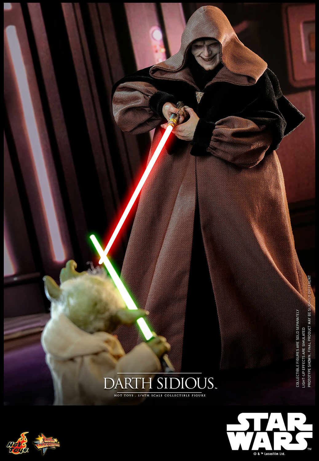 Darth Sidious Sixth Scale Figur von Hot Toys