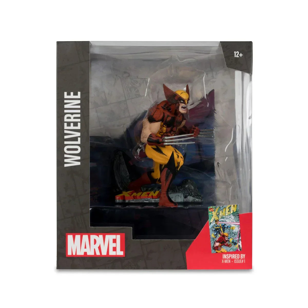 Wolverine X-Men #1 1:10 Maßstab Pose Figur mit Szene