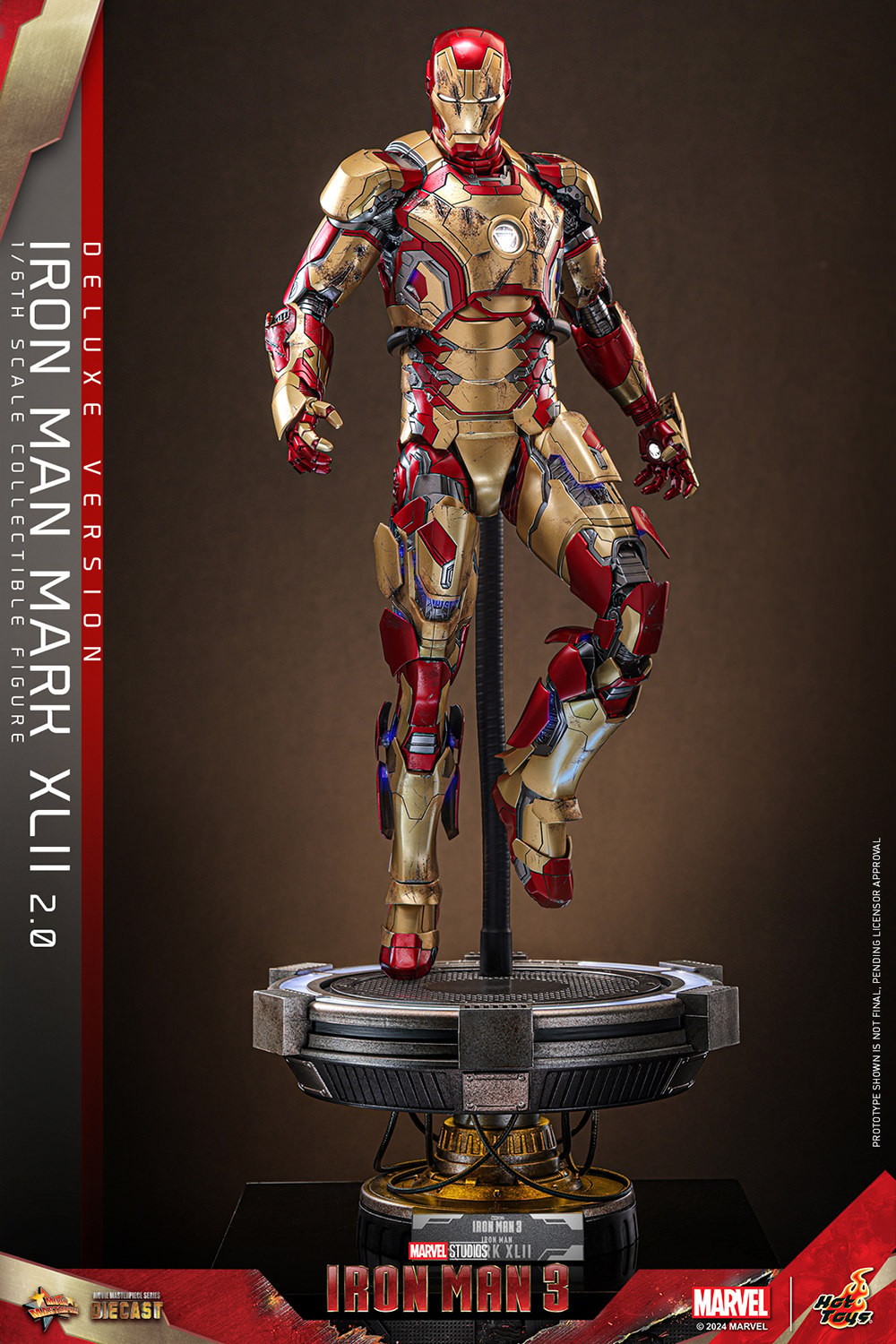 IRON MAN MARK XLII (2.0) DELUXE Sechster Maßstab Figur von Hot Toys