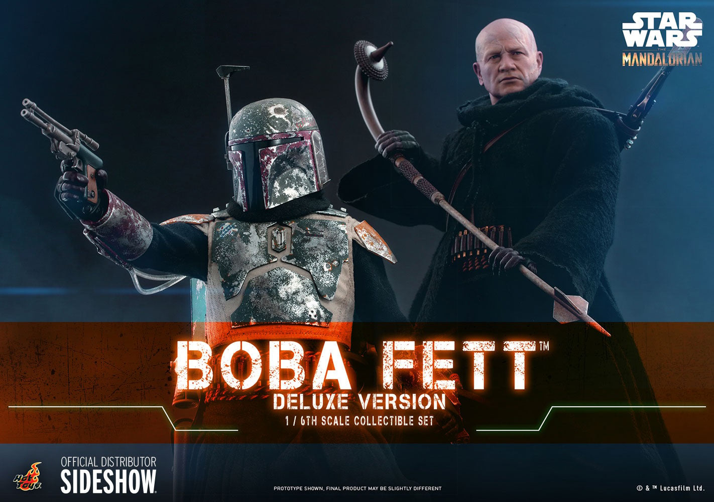 Boba Fett Deluxe Version Set von Hot Toys