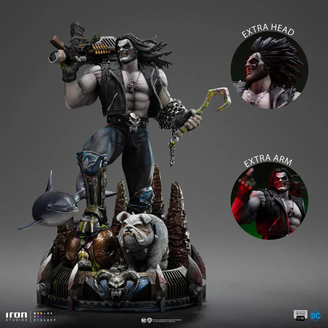 Lobo Unleashed Kunststatue von Iron Studios