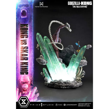 Godzilla X Kong Das neue Imperium Kong gegen Skar King Statue von Prime1 Studios
