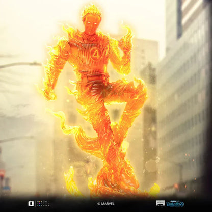 Human Torch Art Scale Statue von Iron Studios