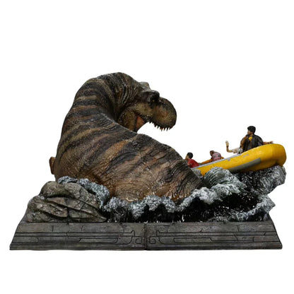 T-Rex Flussangriff Demi Art Scale Statue von Iron Studios