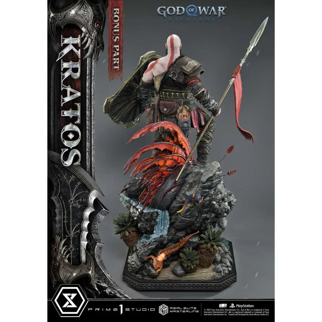God Of War: Ragnarok Kratos Ultimative Bonusversion Statue von Prime1 Studios