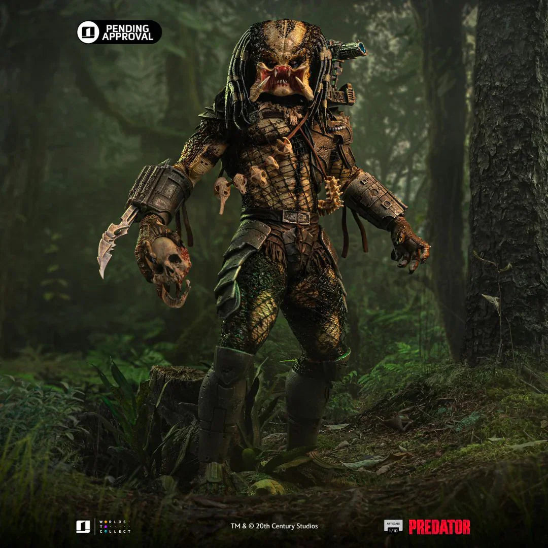 Predator Dschungeljäger Predator Kunststatue von Iron Studios