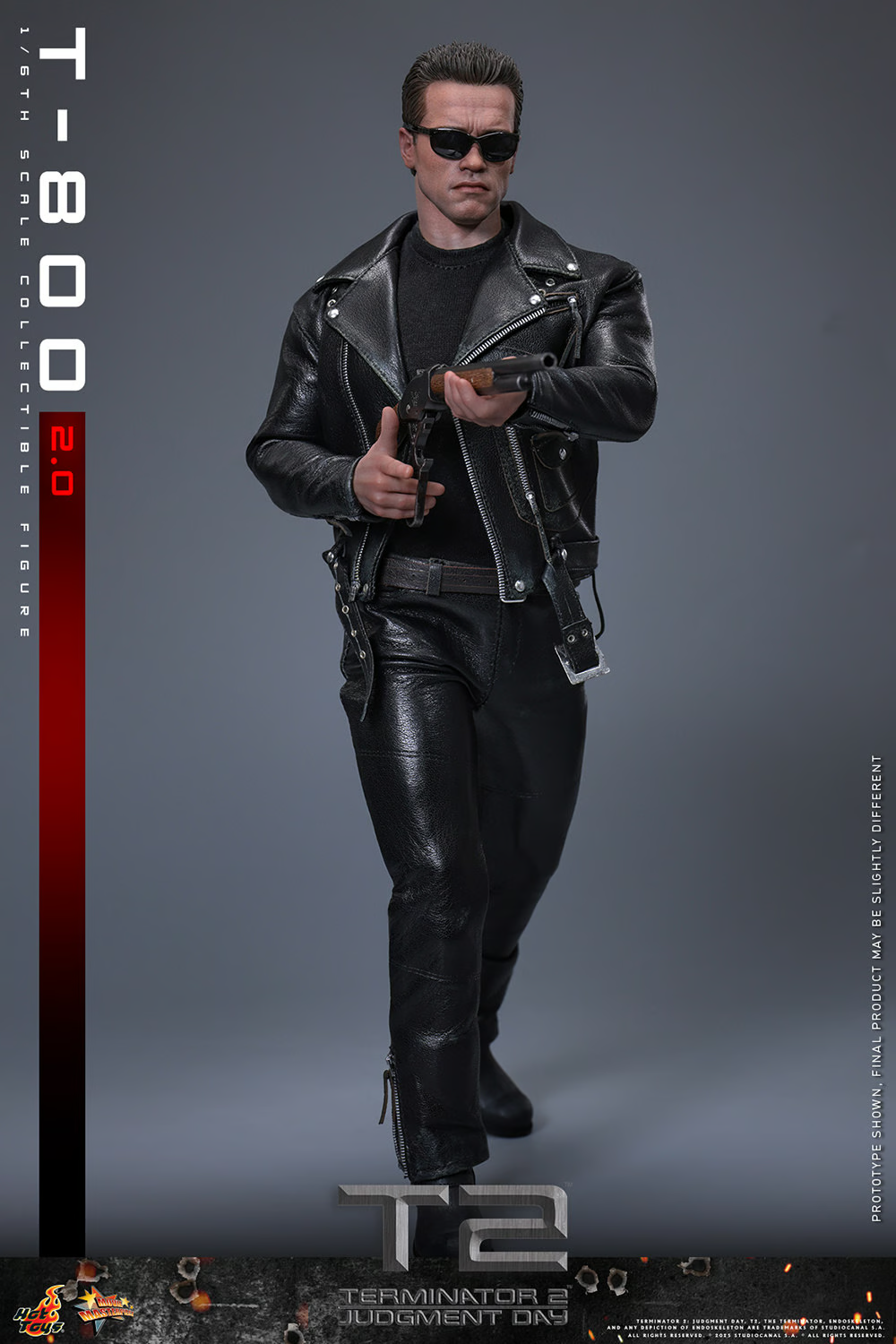 T-800 (2.0) Sechster Maßstab Figur von Hot Toys
