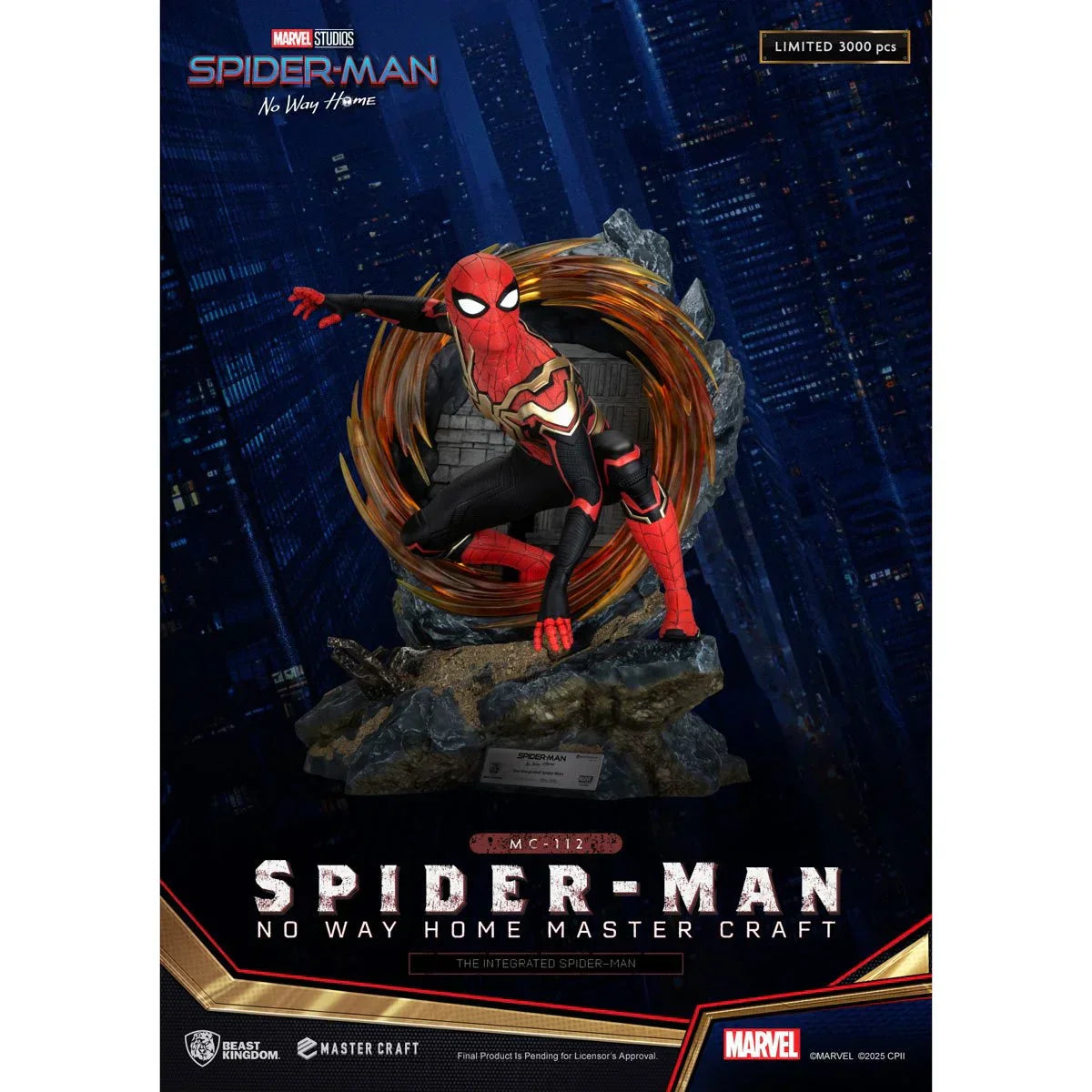 Spider-Man: No Way Home Die integrierte Spider-Man MC-112 Master Craft Statue