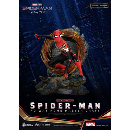 Spider-Man: No Way Home Die integrierte Spider-Man MC-112 Master Craft Statue