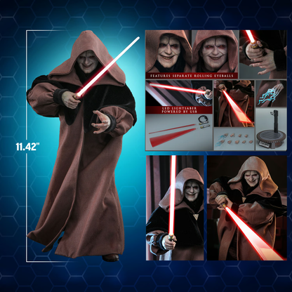 Darth Sidious Sixth Scale Figur von Hot Toys