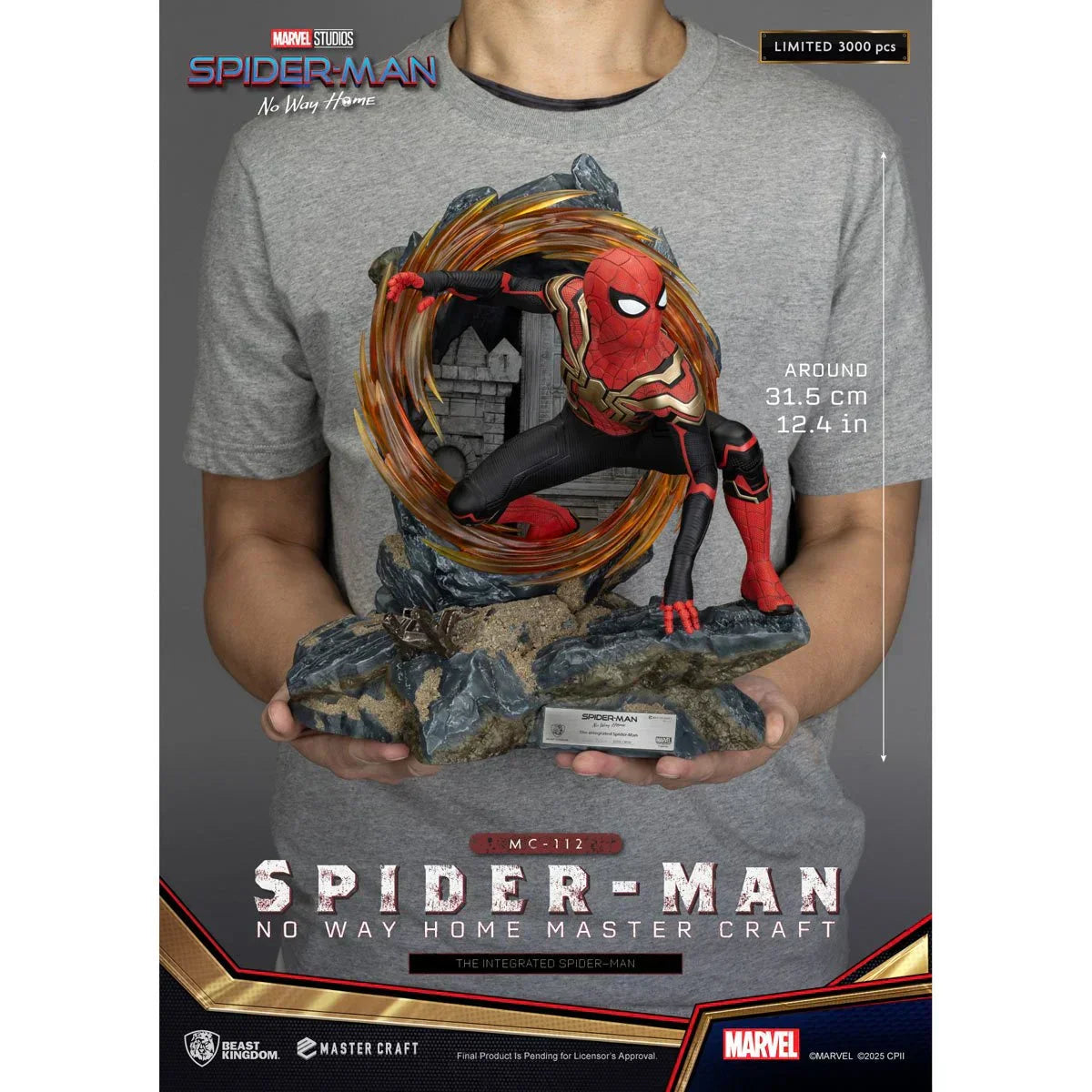 Spider-Man: No Way Home Die integrierte Spider-Man MC-112 Master Craft Statue