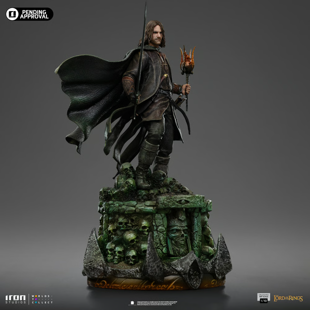 Aragorn Unleashed Statue von Iron Studios