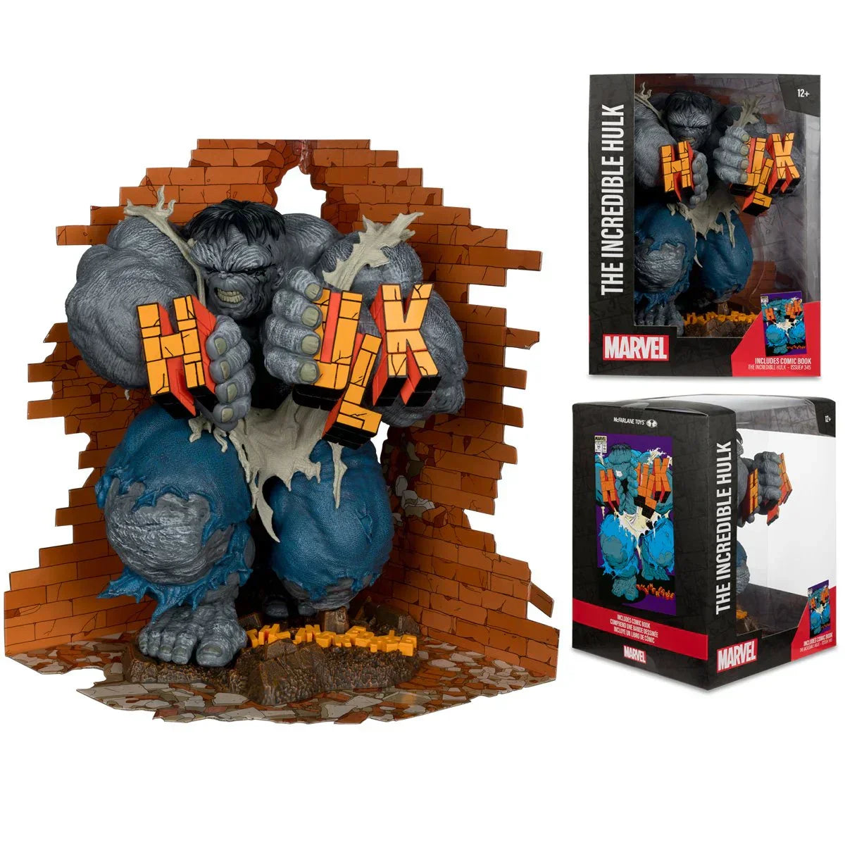 Der unglaubliche Hulk #345 1:6 Maßstab Posenfigur mit Szene