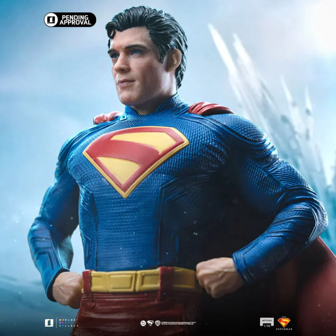 Superman & Krypto Art Scale Statue von Iron Studios